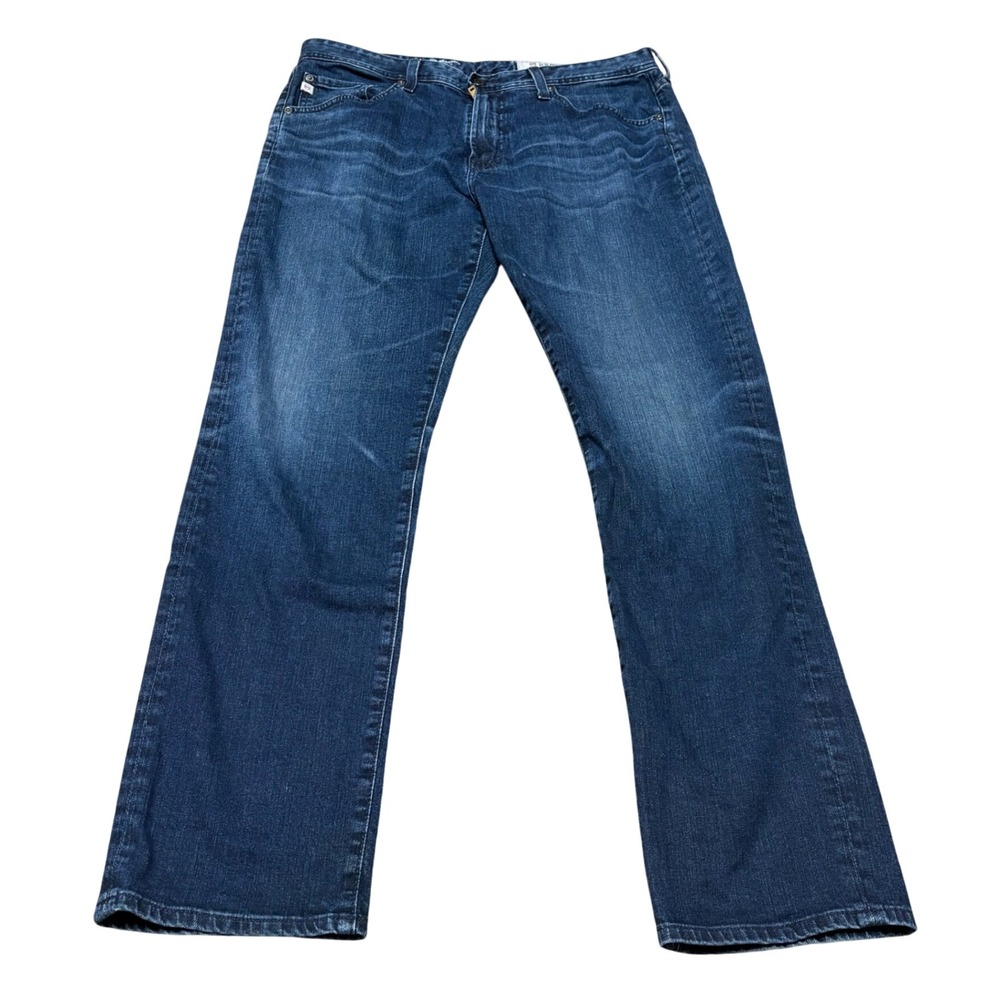 AG Adriano Goldschmied Tailored Leg Jeans Mens 34x31 Dark‎ Wash Graduate Stretch
